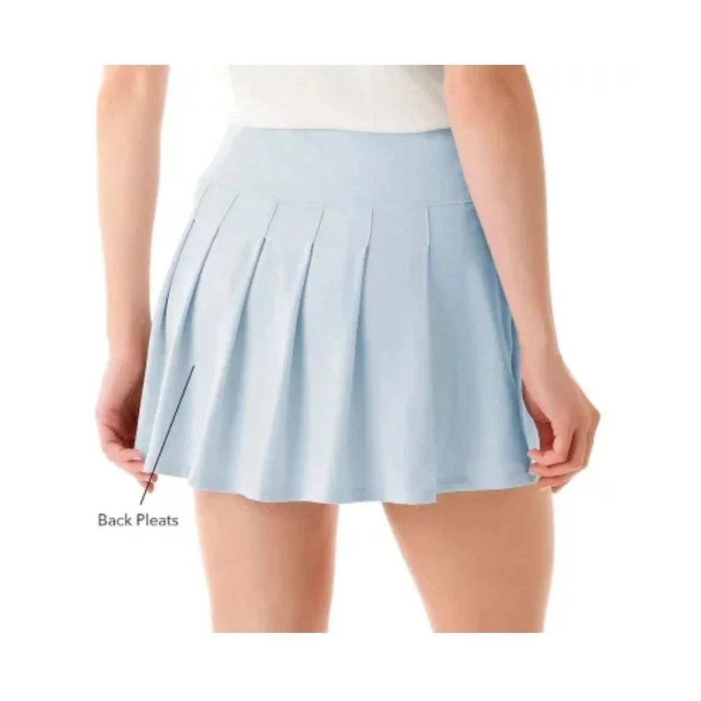 Skort Tennis Skirt with Pockets Pleated Back Activewear Athletic Size M/‎ #7117